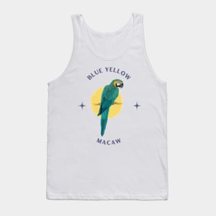 Blue Yellow Macaw Tank Top